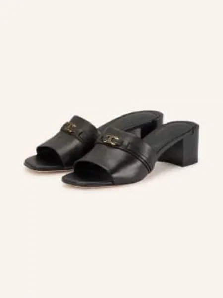 Tod's Klapki schwarz czarne