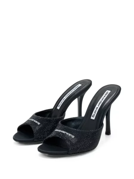 Papuci tip mules Alexander Wang negru
