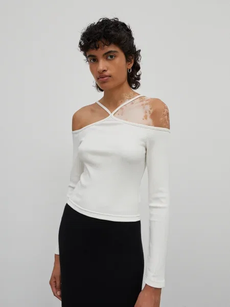 EDITED Tricou ROSEMARY' alb