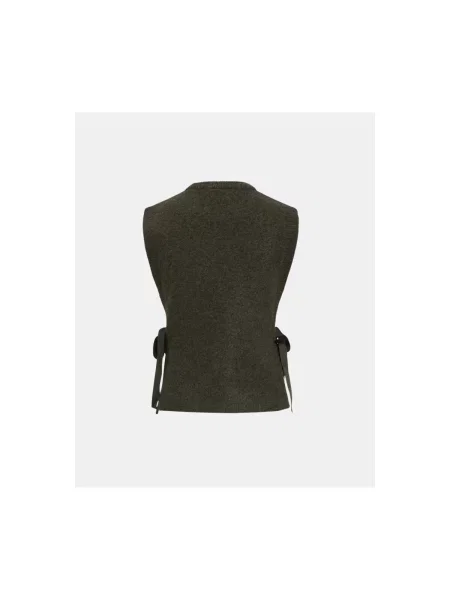 Pleteni prsluk Jack & Jones zelena