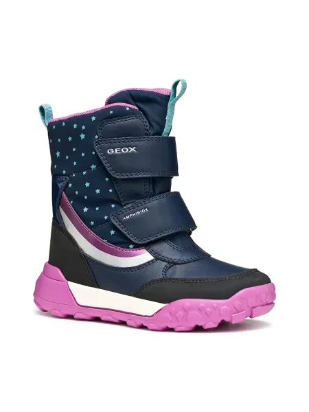 Geox Škornji za sneg J Trekkyup B Ab S Mornarsko modra