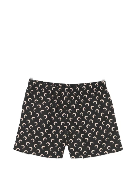 Slip de baie Marine Serre cu imagine negru