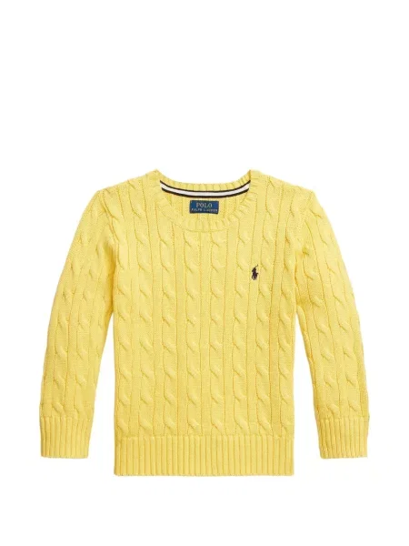 Sweter dziecięcy Polo Ralph Lauren żółty