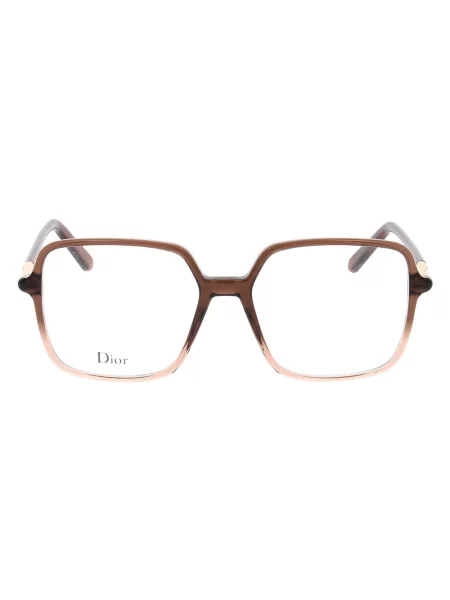 Okulary przeciwsłoneczne Dior brązowe