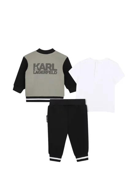 Spodnie dziecięce Karl Lagerfeld czarne
