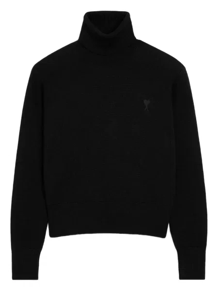 Heláncă Ami Paris cu motiv cu inimi negru