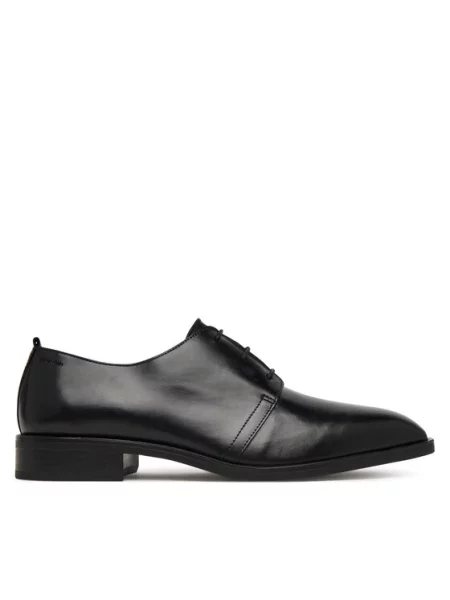 Calvin Klein Κλειστά παπούτσια Slim Clean Derby Lth μαύρο