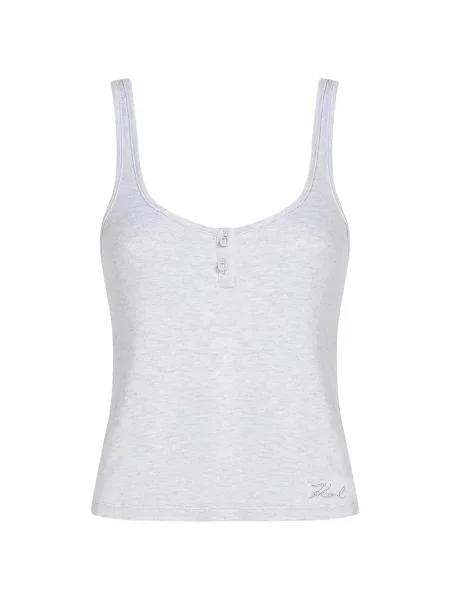 Karl Lagerfeld Top amestecat gri
