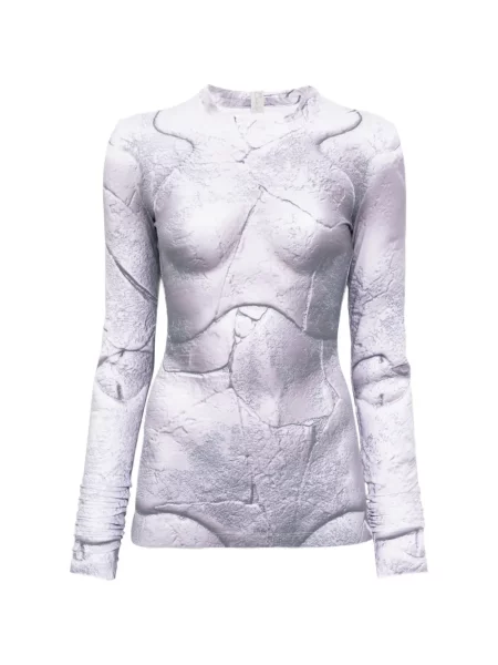 Tricou Victor Clavelly lung alb