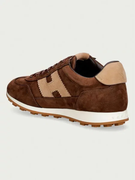 Замшевые кроссовки Hogan