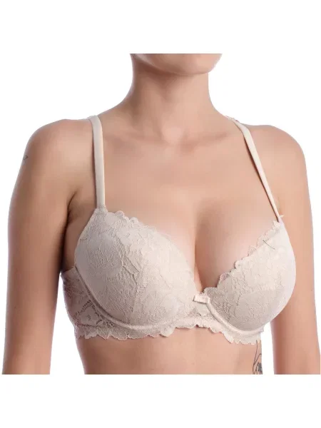 Sutien balconette Lormar bej