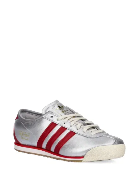 Pantaloni Adidas Campus cu șireturi cu dungi din dantelă roșu