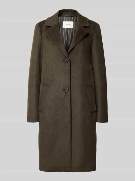 Płaszcz w kroju regular fit z dodatkiem wełny S.oliver Red Label