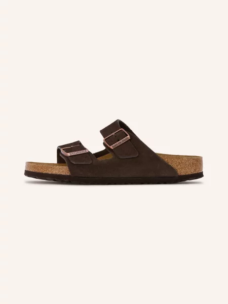 Trampki Birkenstock zamszowe brązowe