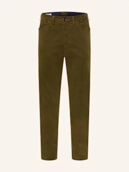 Grasegger Spodnie Do Stroju Ludowego Turin Extra Slim Fit Ze Sztruksu gruen