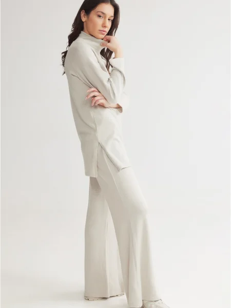 Pantaloni Frosty murdar alb