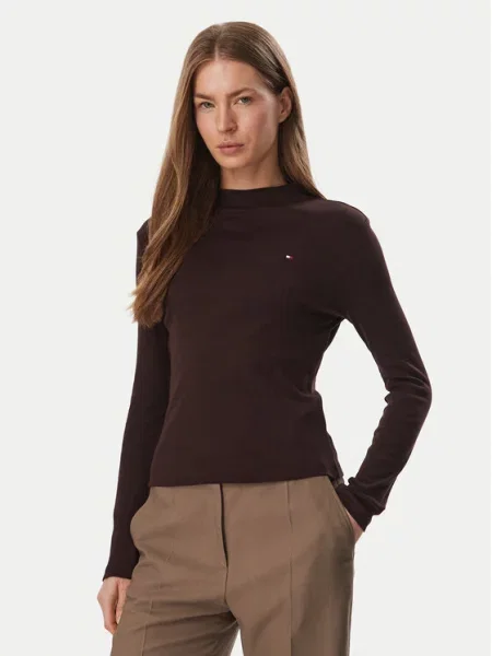 Tommy Hilfiger Blúz Cody Sötétbarna barna