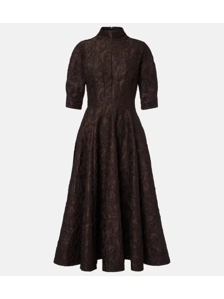 Rochie midi Emilia Wickstead maro