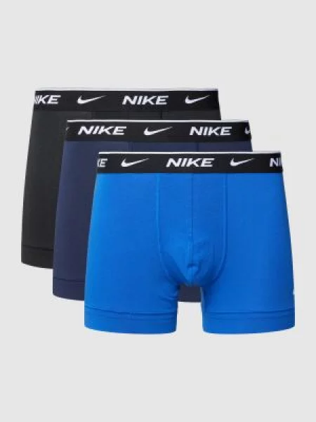 Bokserki Nike Everyday Cotton Stretch Trunk 3 pary obsidian/game royal/black czarne