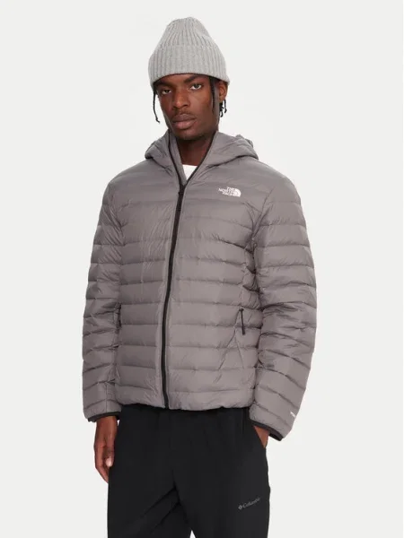 THE NORTH FACE Prechodná bunda CLASSIC tmavosivá / biela sivá
