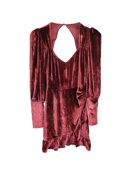 Rochie Reformation de catifea de costum roșu