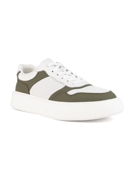 Sneakersy Sergio Moretti skórzane zielone