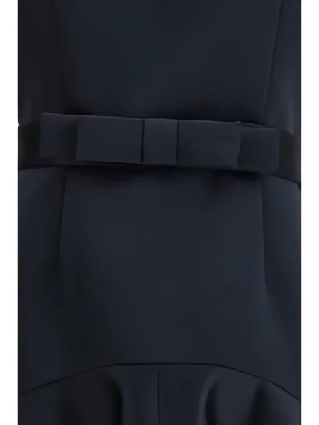 Sukienka midi Parosh do kolan garniturowa niebieska