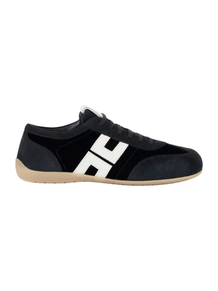 Sneakersy Elisabetta Franchi skórzane czarne
