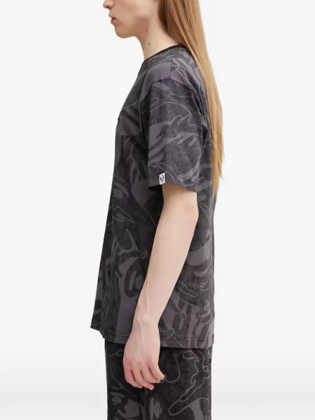 Μπλούζα Aape By *a Bathing Ape® με σχέδιο παραλλαγής μαύρο