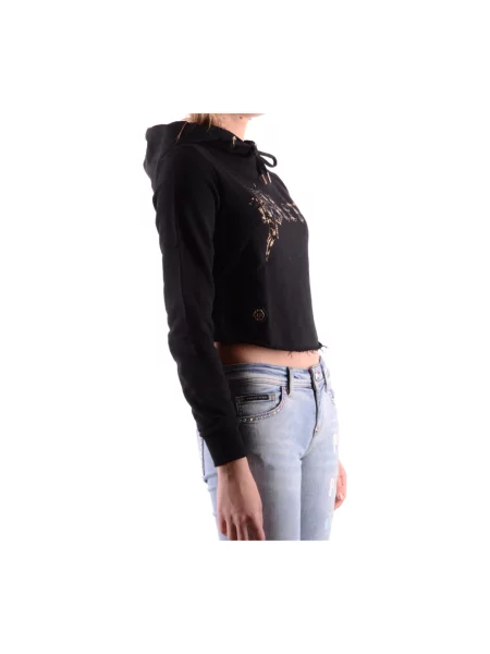 Bluza z kapturem Philipp Plein z kapturem czarna