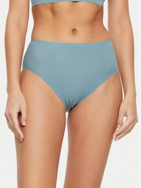 Chantelle Klasické kalhotky s vysokým pasem Soft Stretch šedá