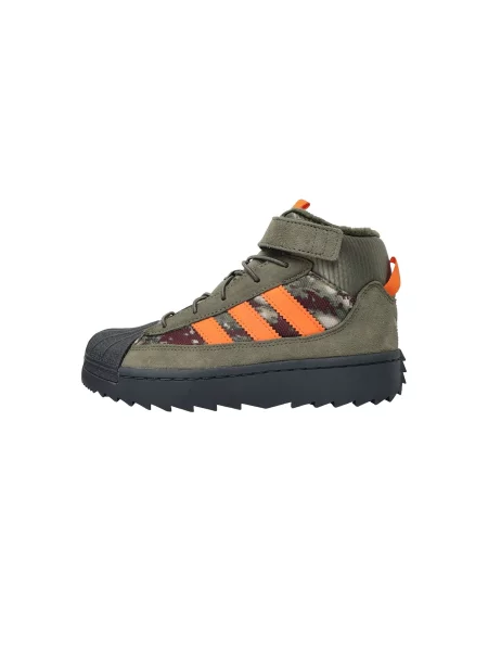 Gležnjače adidas Superstar Winter Trek Zelena crna