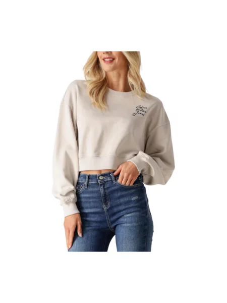 Bluza nierozpinana Calvin Klein beżowa