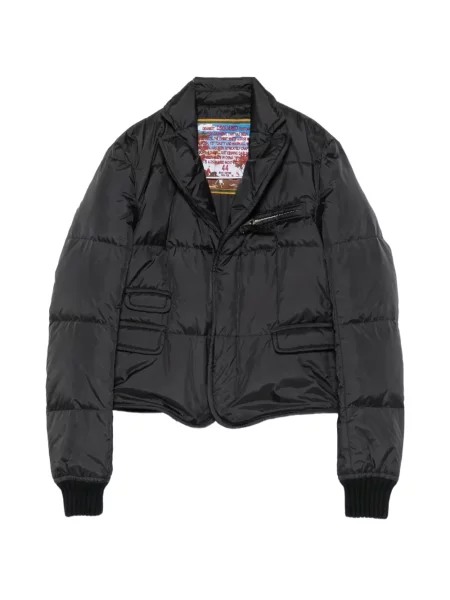 Matlasat geacă cu puf Dsquared2 negru