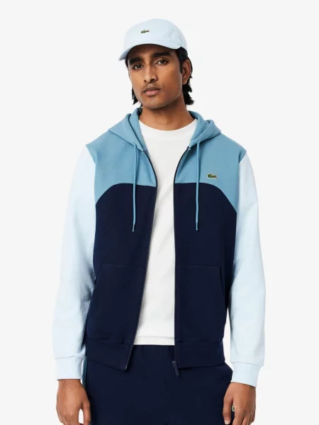 Спортивная кофта Lacoste голубая