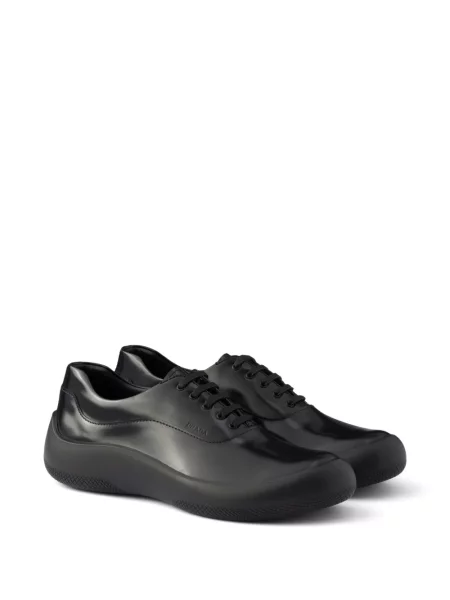 Sneakerși Prada din piele negru