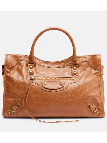 Geanta de piele Balenciaga din piele maro