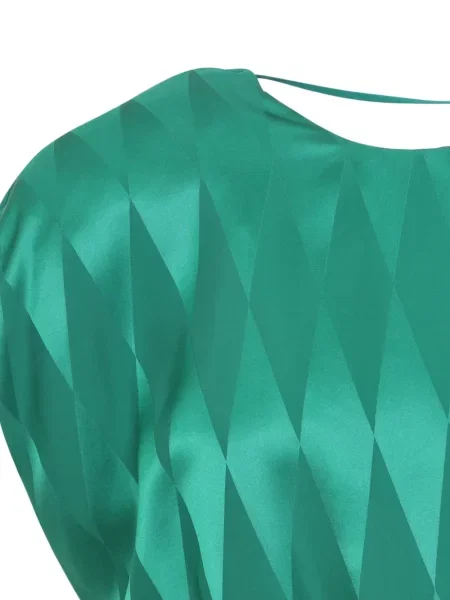 Rochie Versace de mătase verde