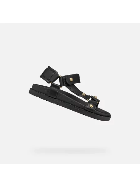 Sandale Geox J Sandal Foammentera D negru