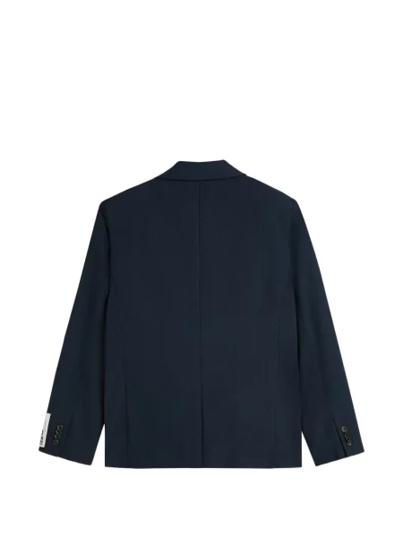 Sacou Scotch & Soda cu model herringbone albastru