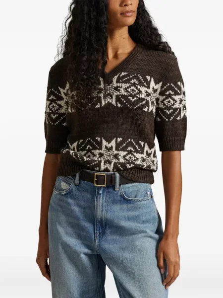 Căciulă Polo Ralph Lauren cu broderie tricotate de costum albastru