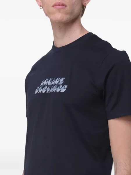 Μπλούζα Armani Exchange με σχέδιο μπλε