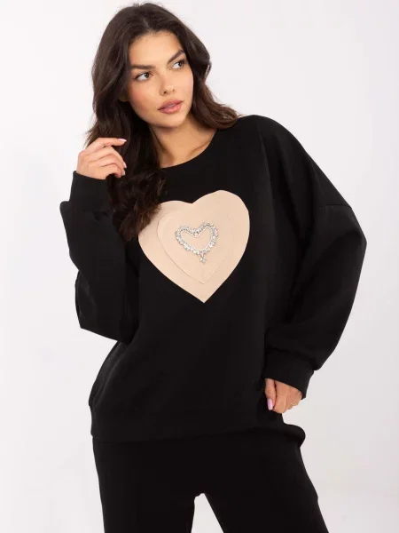 Hanorac Italy Moda negru