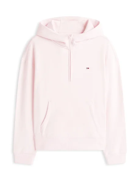 Tommy Jeans Mikina pastelově růžová