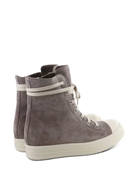 Top Rick Owens din piele de căprioară gri