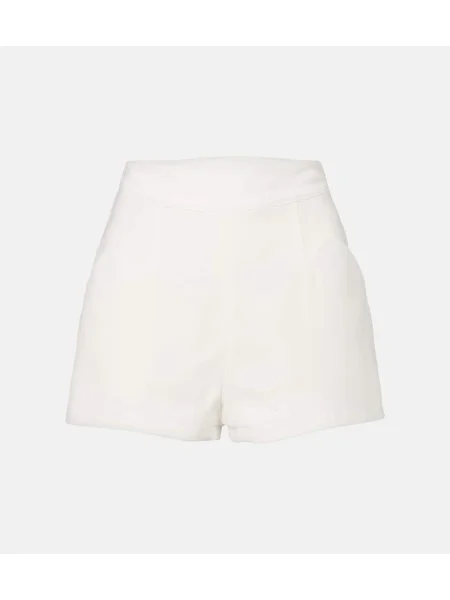 Szorty Mugler z wysoką talią białe