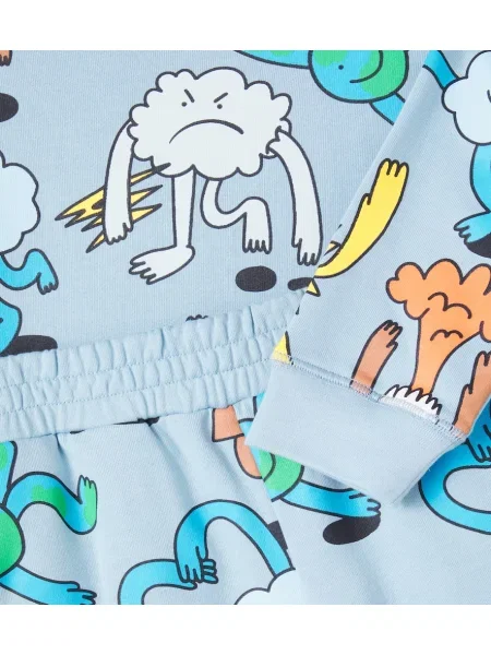 Gyerek melegítő szett Stella Mccartney kék