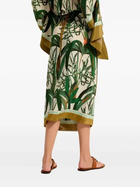 Spódnica Lenny Niemeyer z nadrukiem w tropikalny nadruk zielona