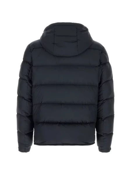 Geacă Moncler cu glugă negru