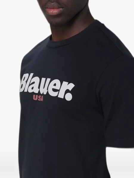 Tricou Blauer cu imagine negru